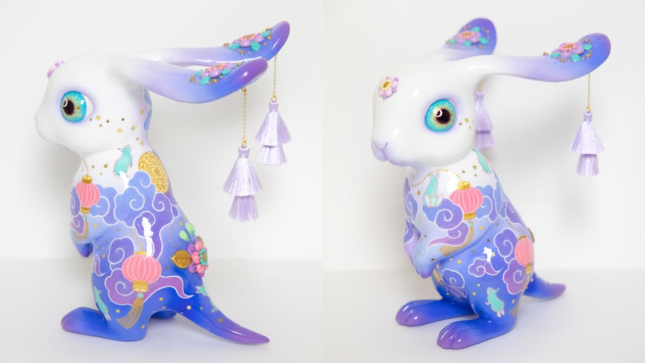 Moon Bunny Sculpture | Happy Mid-Autumn Festival | The Sound of Sculpting