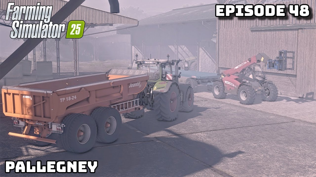 🌫️ RAMASSAGE DE CAILLOUX 🌱 SEMIS DE COLZA DANS LE BROUILLARD ! 🚜 | Pallegney | Episode 48  | FS25