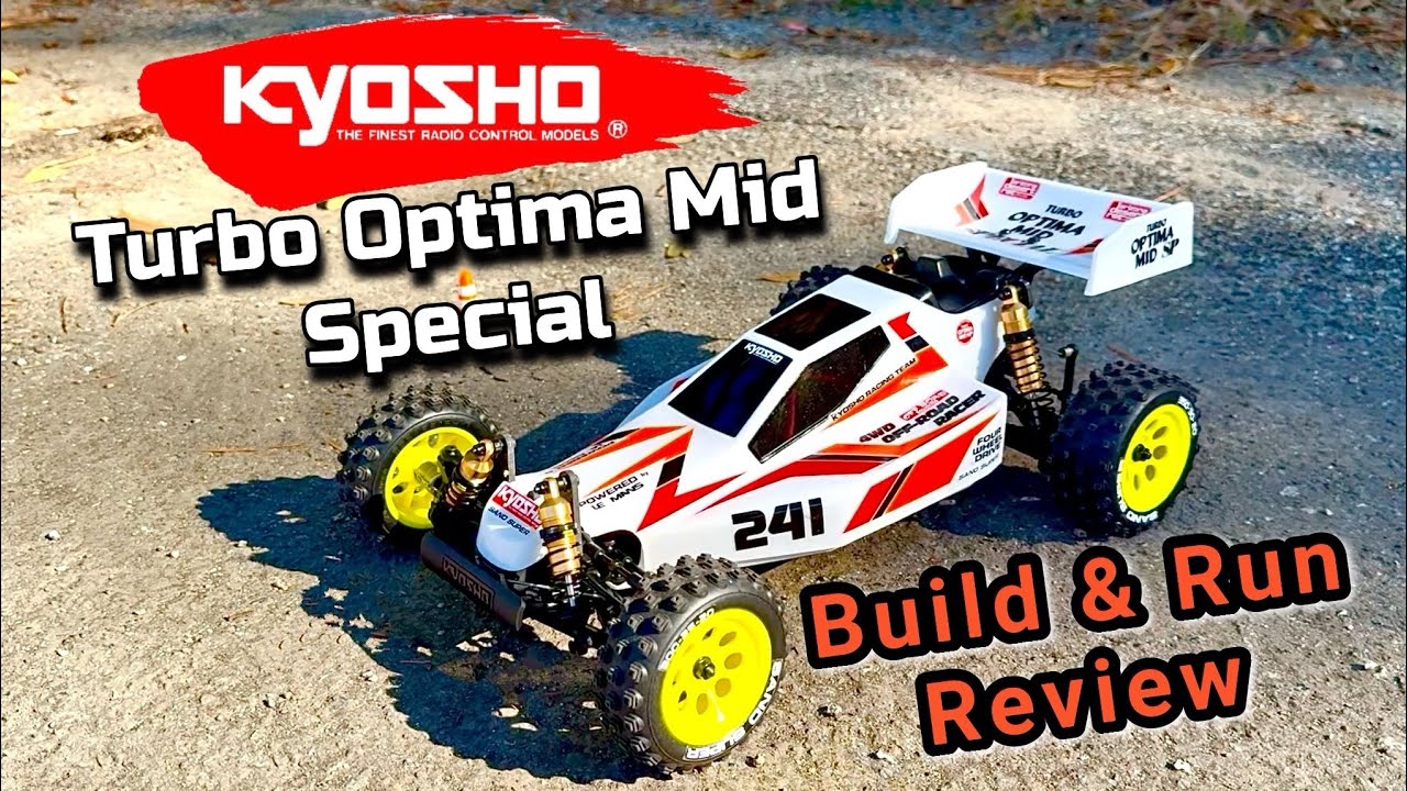 Видео сборки и эксплуатации Kyosho Turbo Optima Mid Special