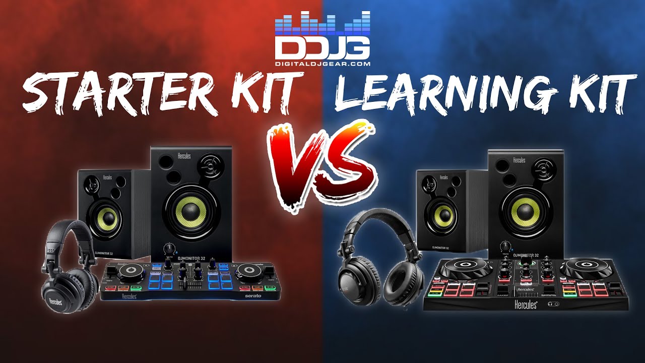 Hercules DJ Learning Kit VS. Hercules DJ Starter Kit Which is Right For You?