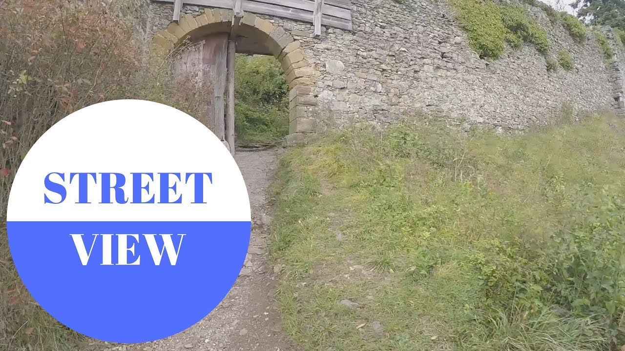 STREET VIEW: Die Ruine auf dem M&auml;gdeberg im Hegau in GERMANY