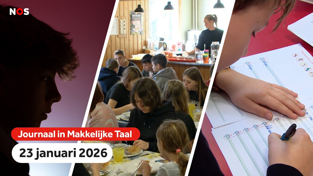 Sociale media niet goed voor jongeren, kinderen uit Oekraïne in Nederland, schrijven met de hand