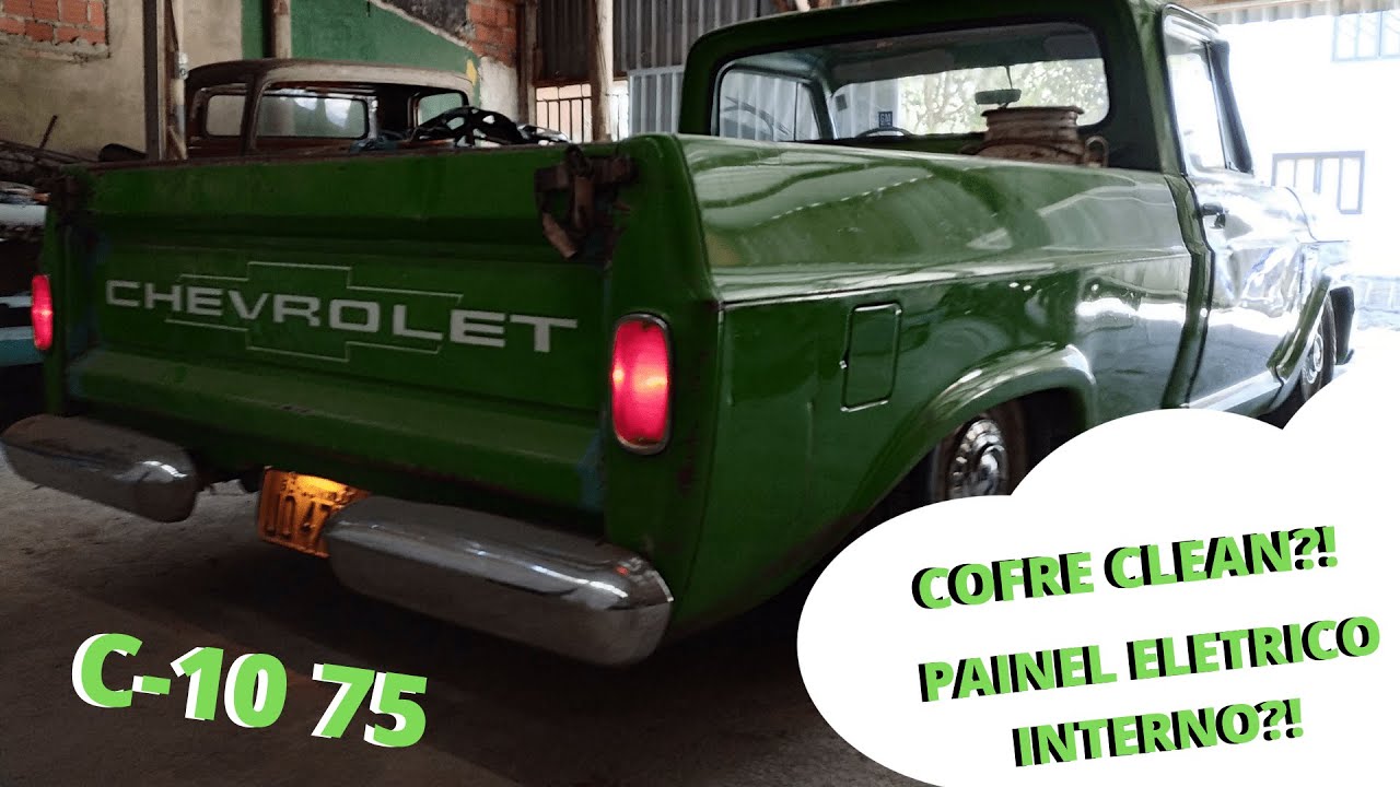 GM C10 1975 - COFRE CLEAN e CURIOSIDADES | PT1