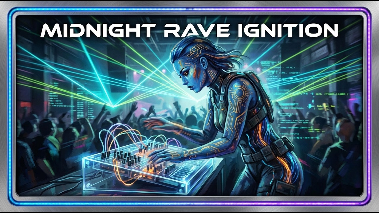 Midnight Rave Ignition 🔥 Deep Bass, Psydub & Psytrance Visual Journey #psytrance #triphop