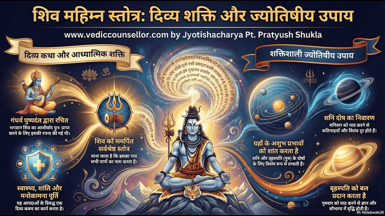 🔥|| शिव महिम्न स्तोत्र की दिव्य शक्ति | यह स्तोत्र कैसे बदल देता है कर्म और चेतना ? ||#spirituality