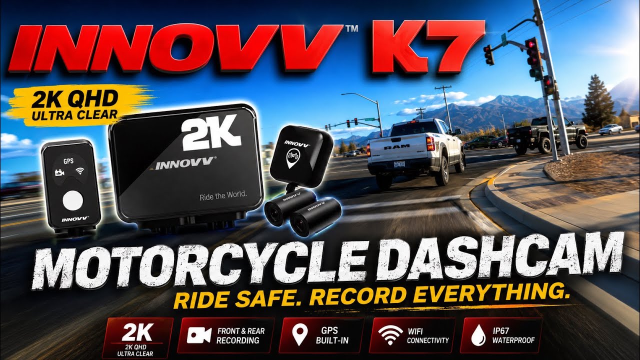Honda Goldwing DCT Dashcam  Install & Review INNOVV K7 Motorcycle #dashcam #honda #goldwing