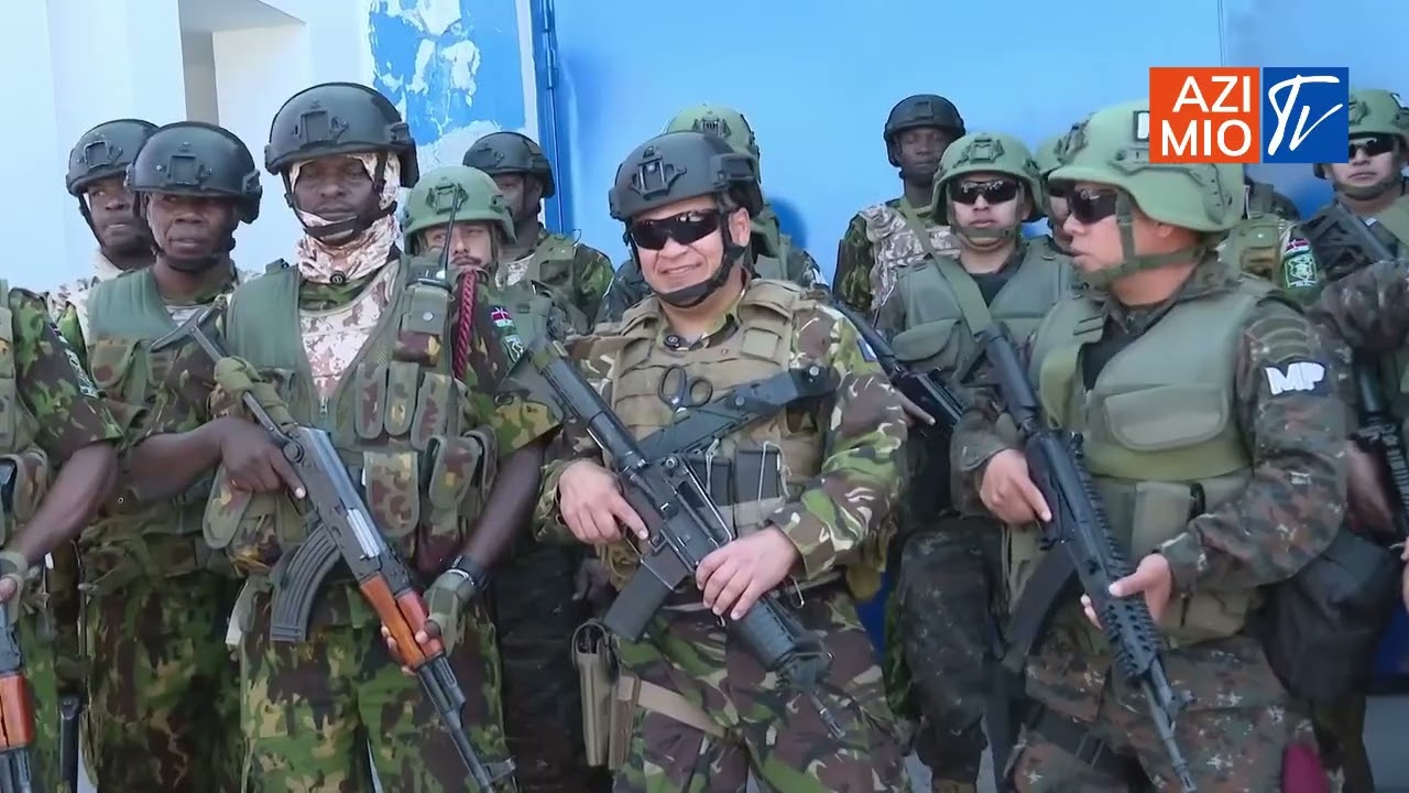 'I must leave Haiti speaking Swahili' Captain  Quiroz DECLARES after interacting with Kenyan Police