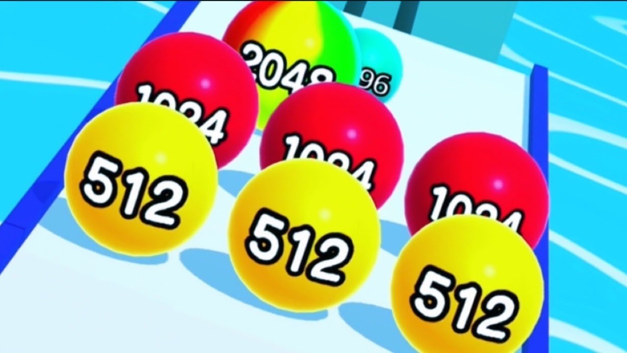 Ball Run 2048 | walkthrough android iOS gameplay 