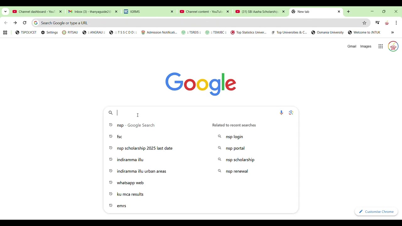 NSP Scholarship 2025-26 (OTR ST/SC/BC/OC students) Apply in Telugu