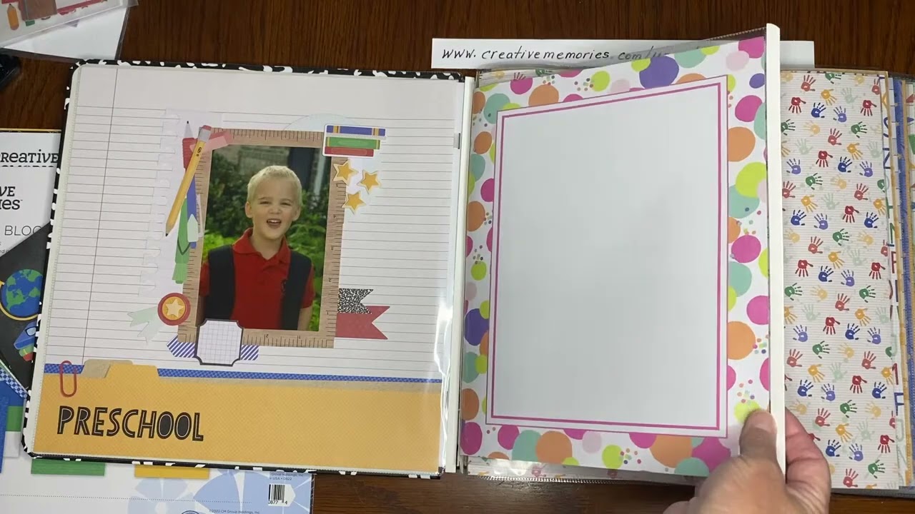 How I Scrapbook the School Years!