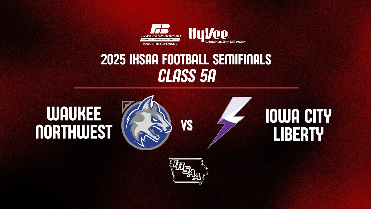 Football: 2025, Class 5A Semifinal - Waukee Northwest vs Iowa City Liberty