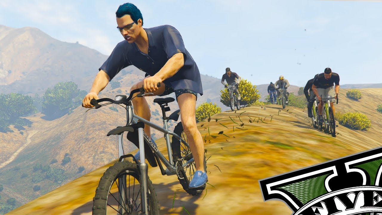 GTA V Online - Rolezinho de Bike até Forte Zancudo