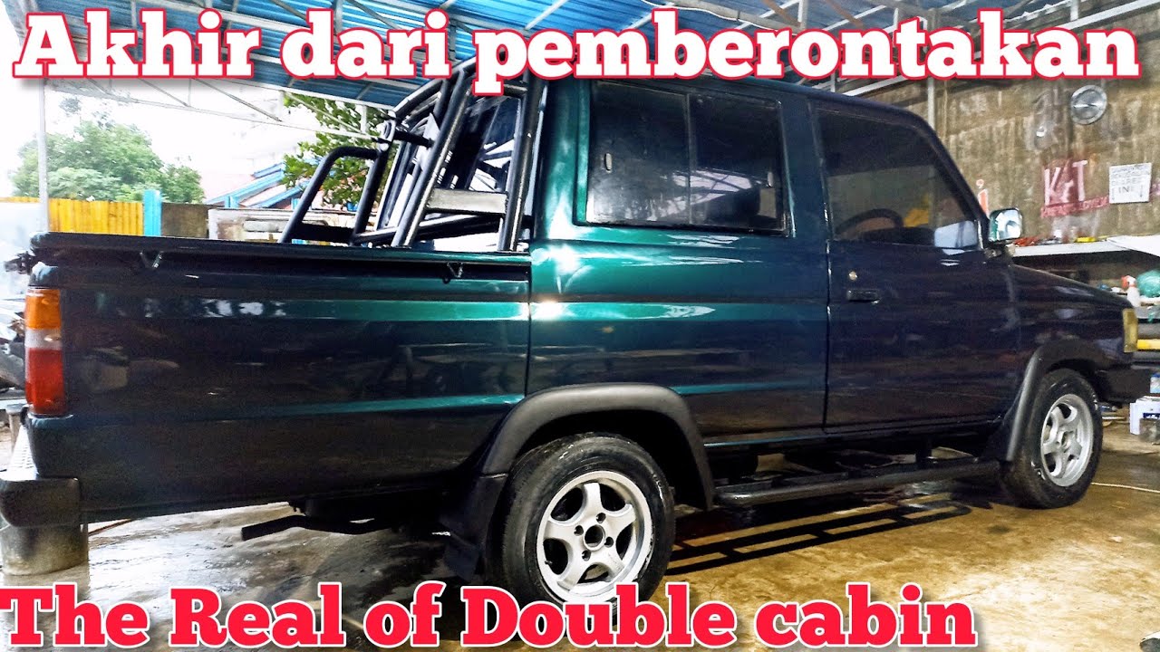 Restorasi Toyota kijang super jadi dobel kabin 4K HD 60FPS