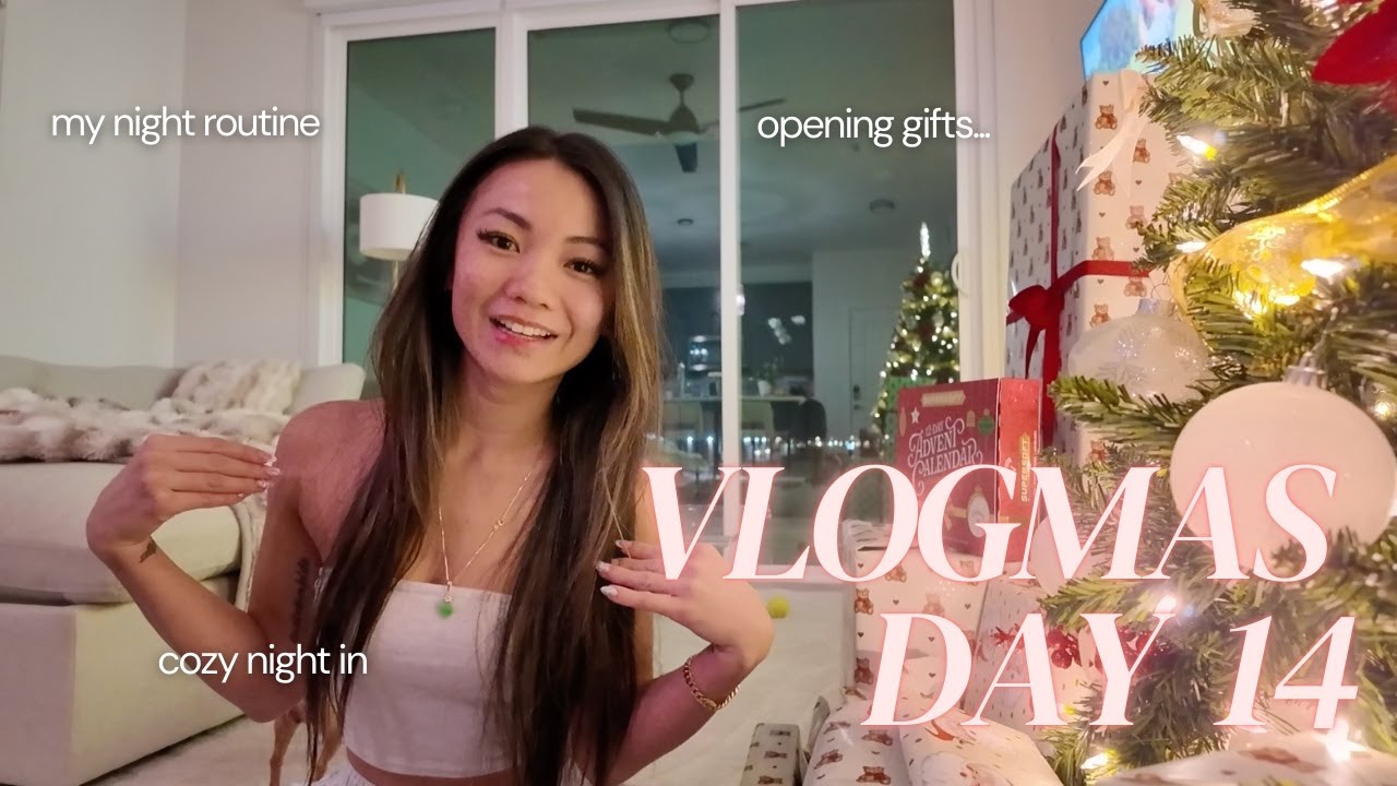 Влогмас, день 14 🧖🏼‍♀️✨ | Готовлюсь к выходу, вечерний уход + любимые средства по уходу за кожей!...