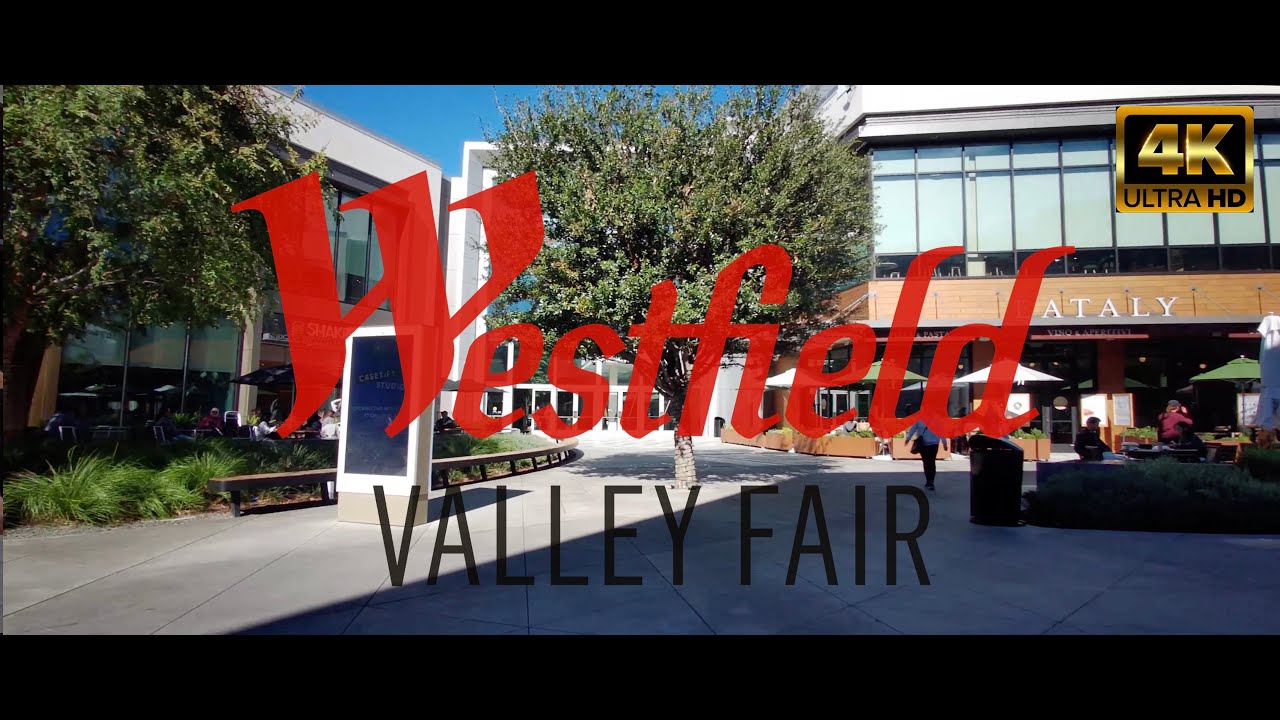 🇺🇸  Santa Clara, CA - Westfield Valley Fair - ASMR 4K Walking Tour - High End Stores Galore!