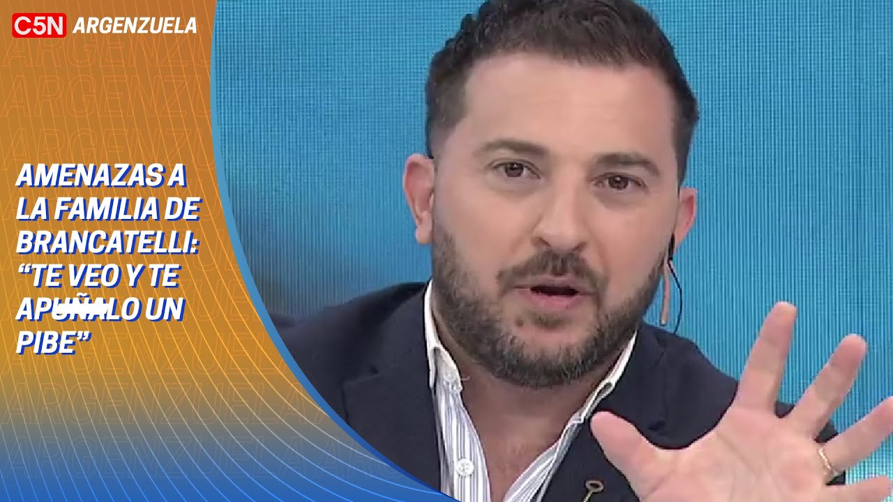 AMENAZARON a DIEGO BRANCATELLI y su FAMILIA