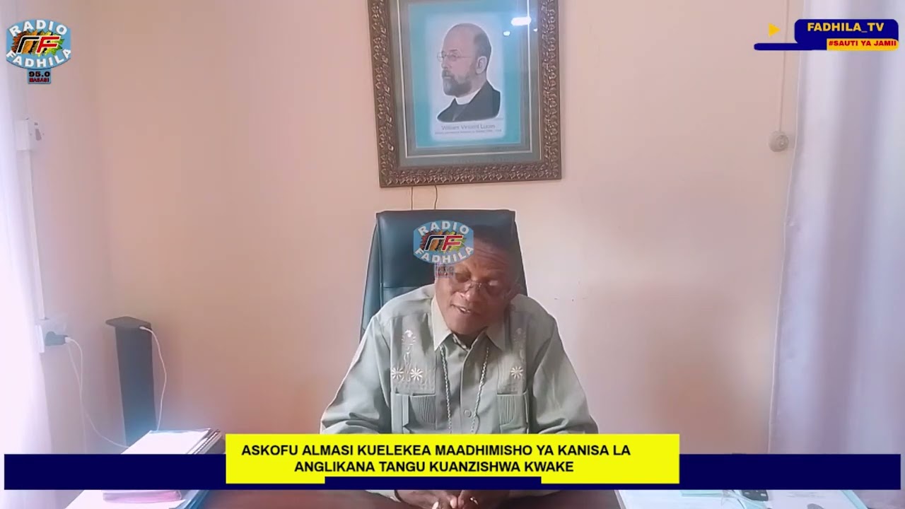 ASKOFU DK JAMES ALMASI KUELEKEA MAADHIMISHO YA KANISA LA ANGLIKANA TANGU KUANZISHWA KWAKE