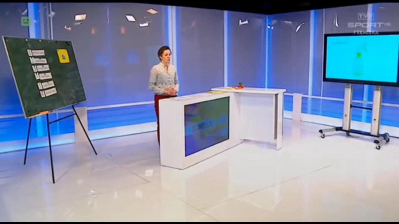 Szkoła TVP-pani sieje trawę