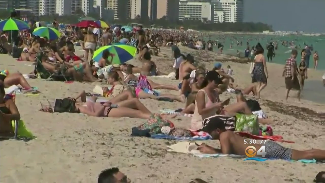 Spring Break In Full Swing On South Beach