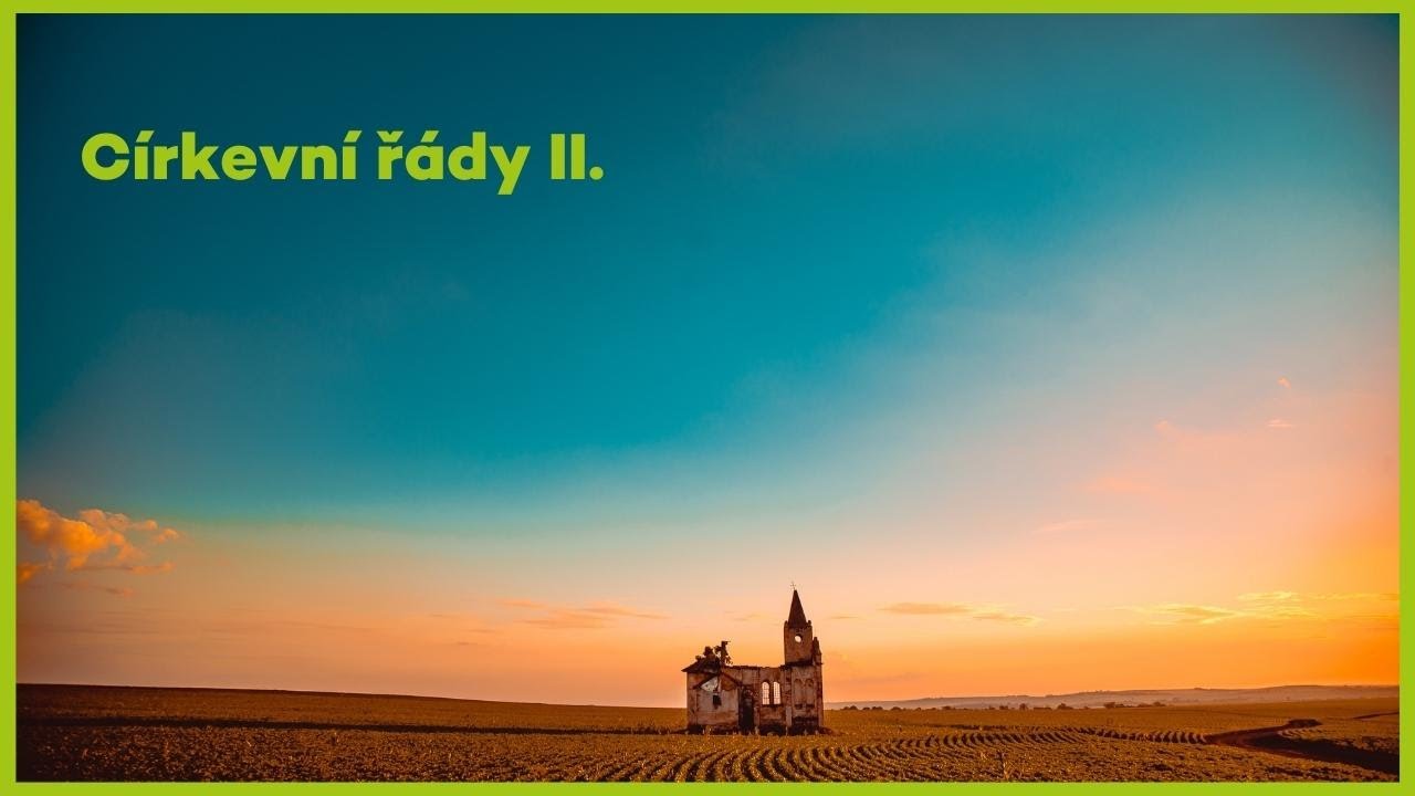 Povídání o Praze - Církevní řády II.