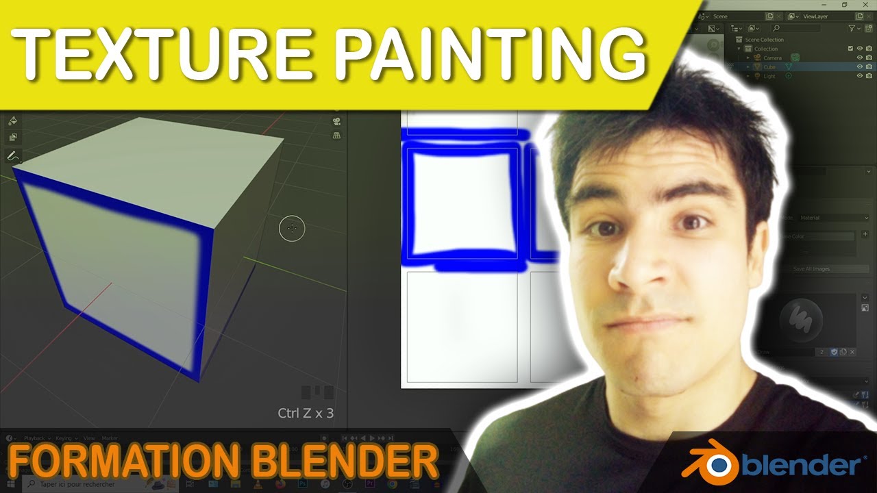 [ FORMATION BLENDER 2022 ] Le Texture Painting