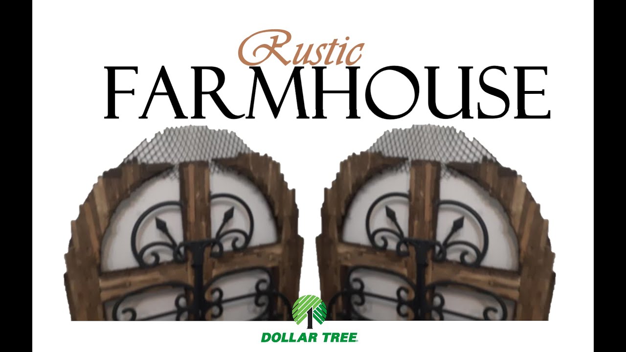 DOLLAR TREE DIY RUSTIC FARMHOUSE GARDEN FENCE GATE DIY HACK