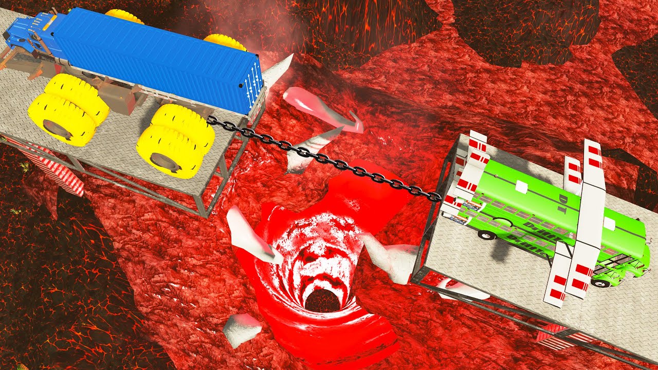 Tug of War Crashes #11 - Beamng drive