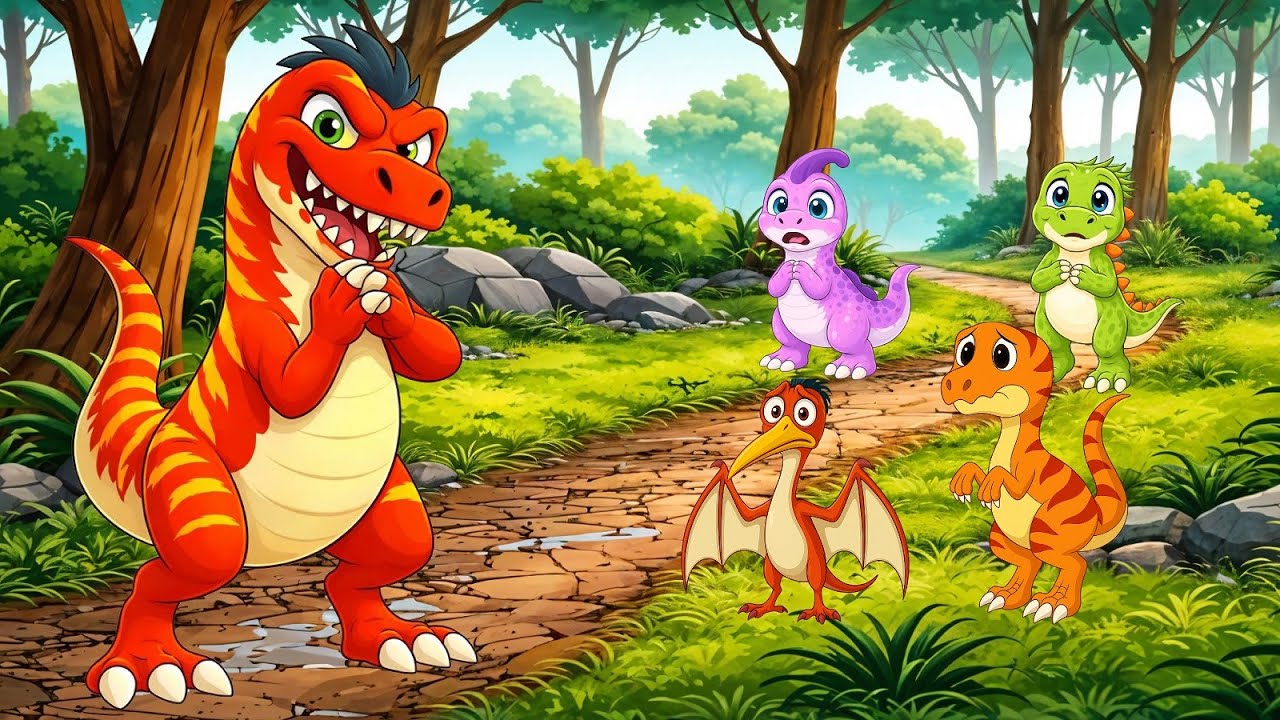 Teror reptor | price za decu | pricica o dinosaurusima | Woof Woof Videos | Dino price