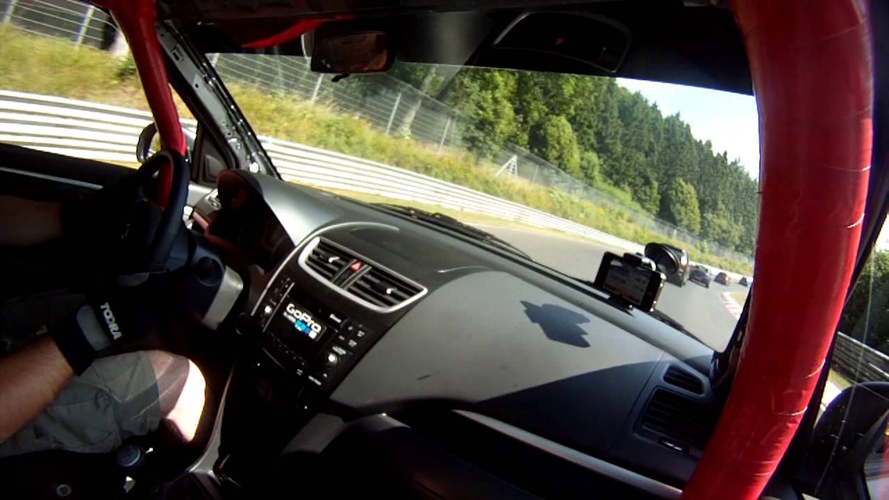 N&uuml;rburgring Nordschleife 04.08.13. Rent4Ring Swift Stage2