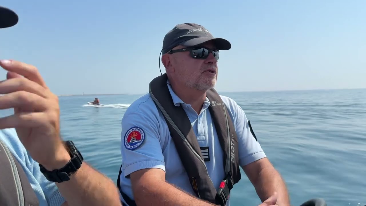 Contr&ocirc;le en mer plaisancier Frontignan Sete des affaires maritimes (1)