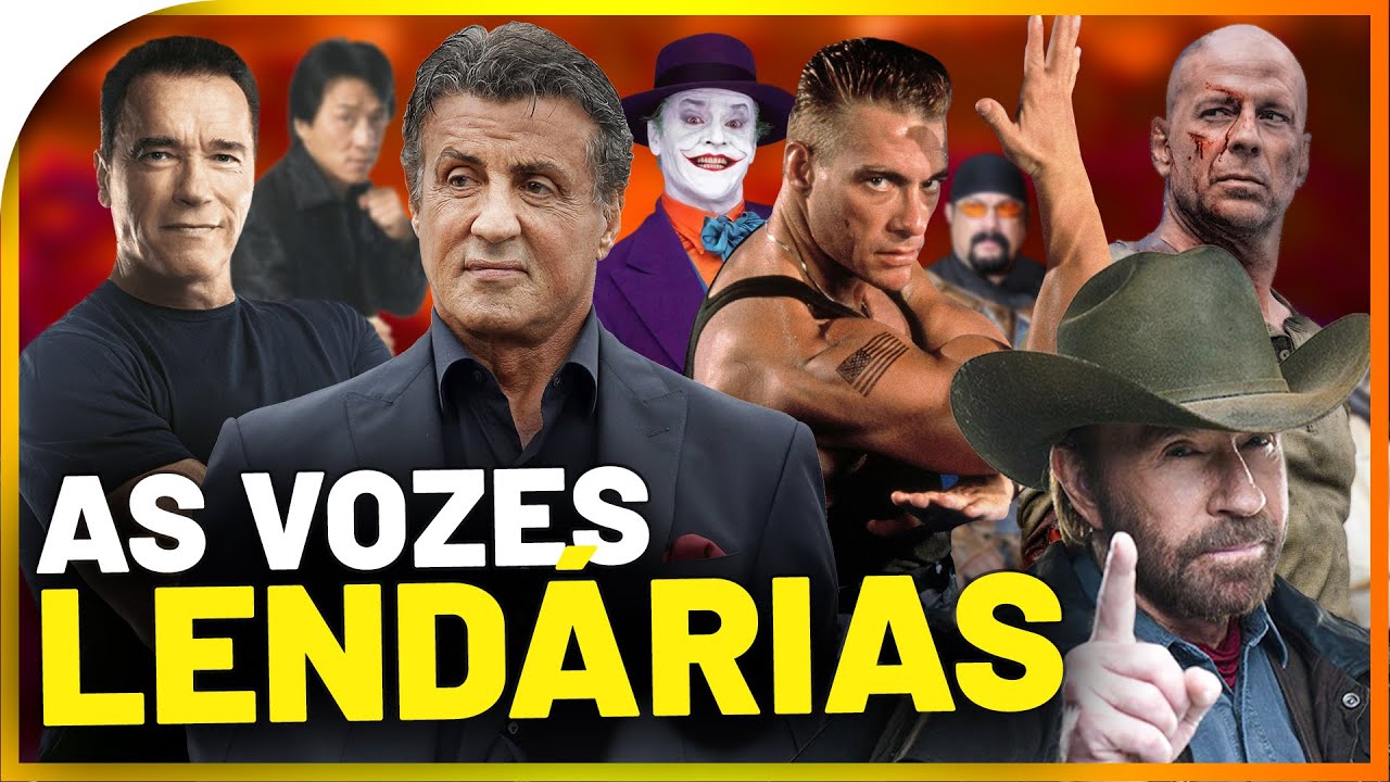 #01 - DUBLADORES das LENDAS do CINEMA (Rambo, Van Damme, Arnold, Bruce Willis)
