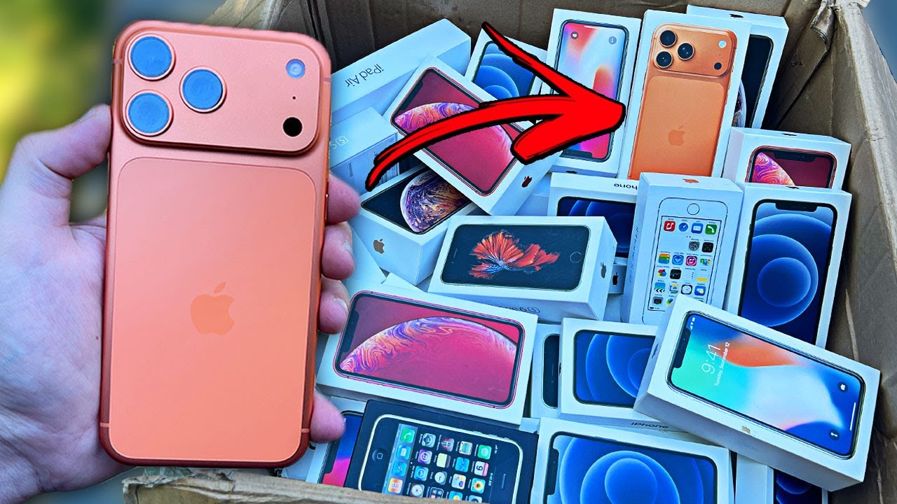 НАШЁЛ РАБОЧИЙ IPHONE 17 PRO MAX!! ИЗЫСКАН В МУСОРКЕ APPLE STORE!! КОСМОСКОВЫЙ ОРАНЖЕВЫЙ IPHONE 17...
