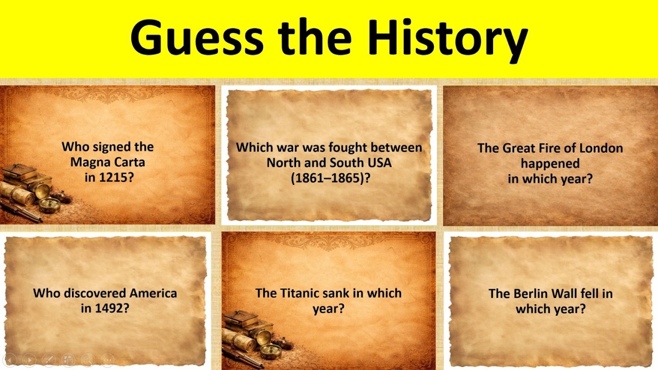 Guess the Historical Event, Leader & Empire | 50+ History Quiz Questions 🌎