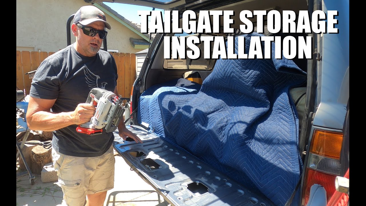 Huracan Tailgate Storage Installation 80 Series