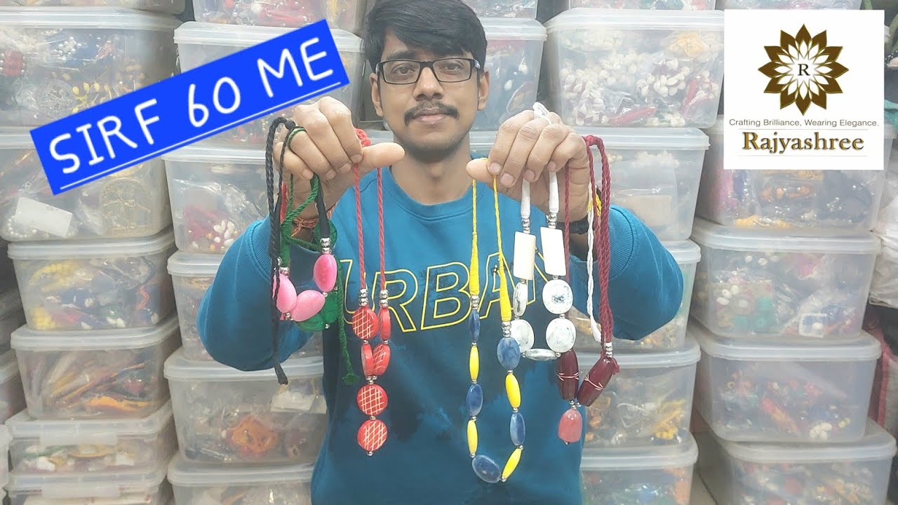 CHEMICAL BEADS CHOKER I WHOLESALE JEWELLERY I KOLKATA JEWELLERY