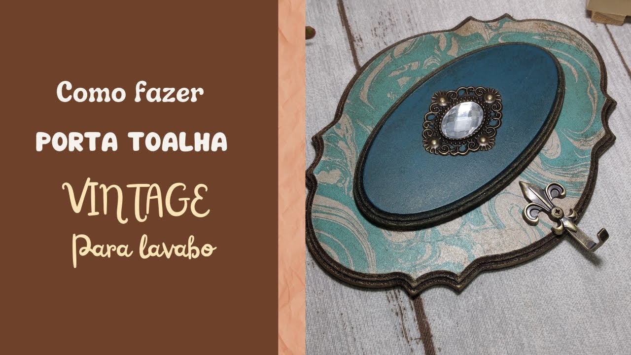 Porta Toalha Vintage