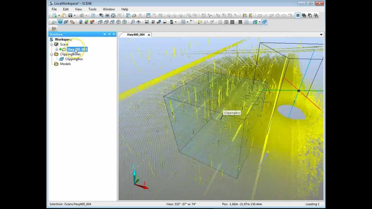 Using the Clipping Box in Faro Scene 5.1
