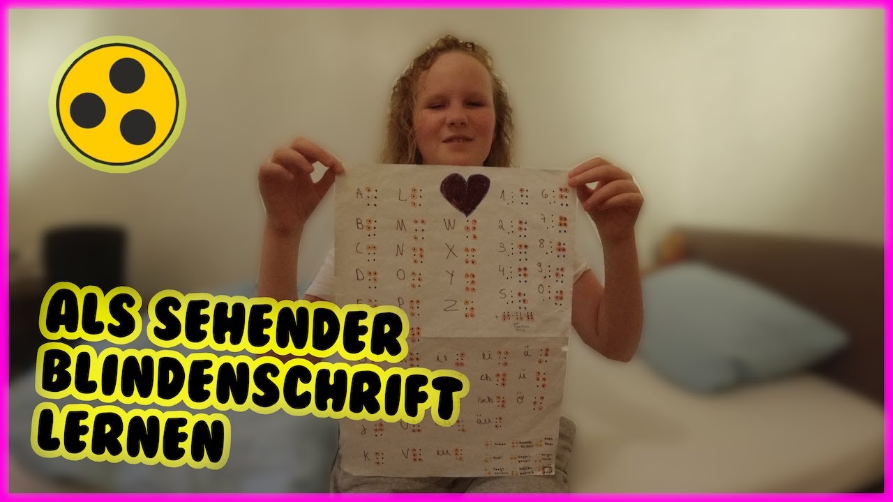 BLINDENSCHRIFT LERNEN (als Sehender) | Blindfisch Johanna