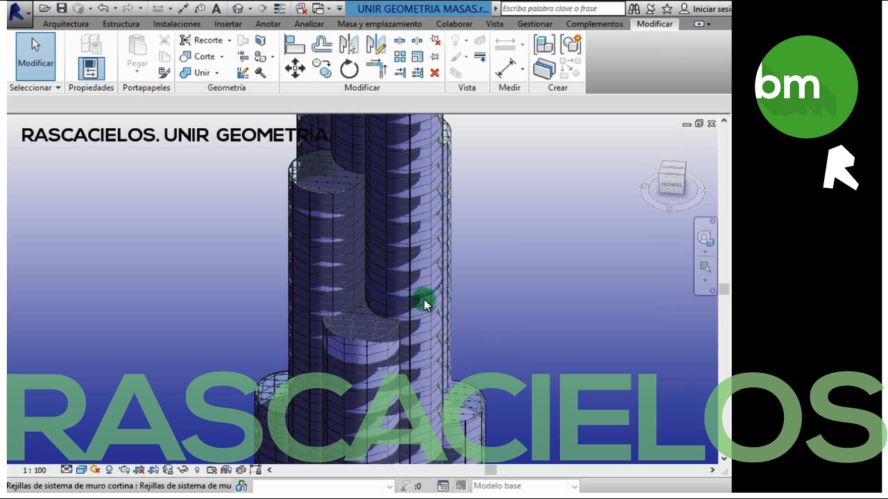 REVIT. Unir Geometría.