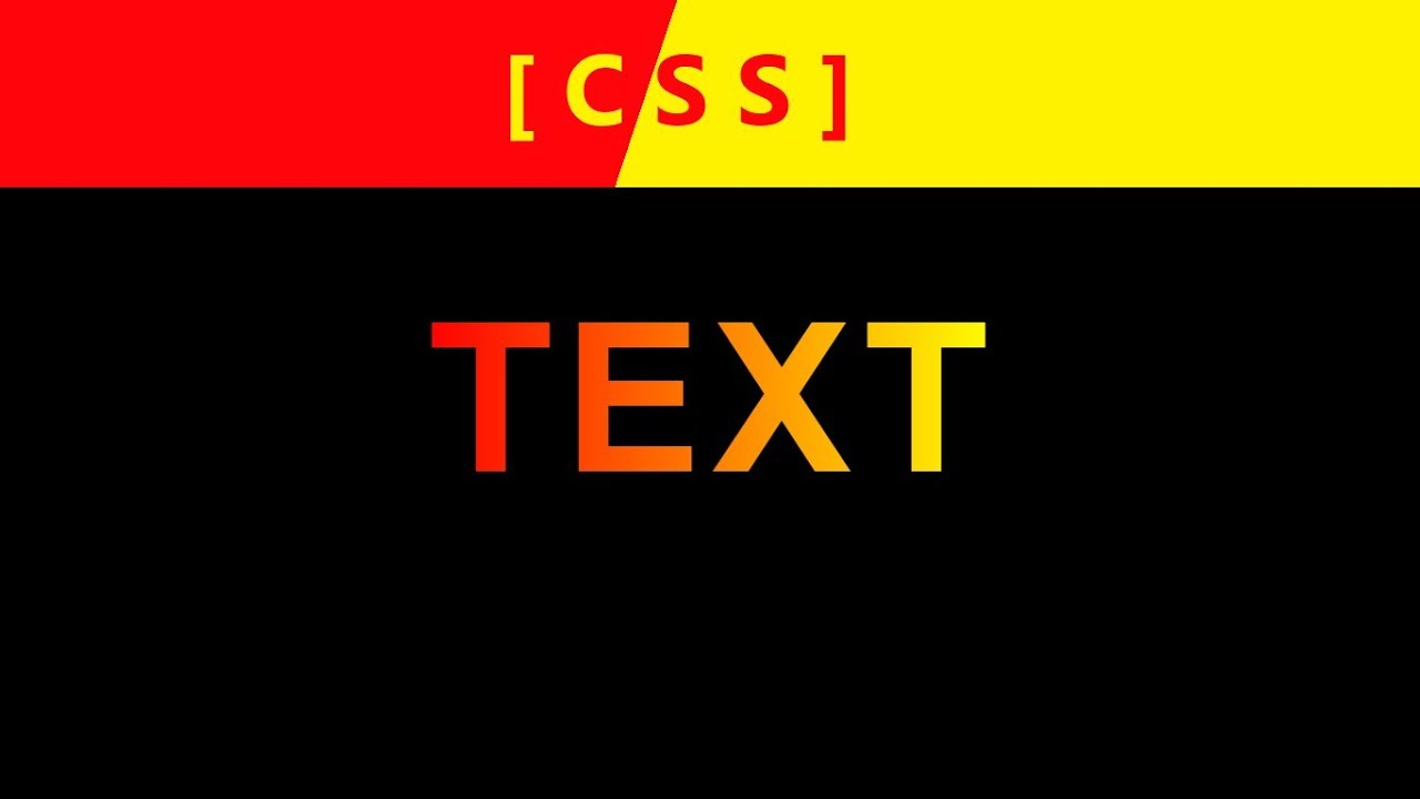 Gradient Text. CSS
