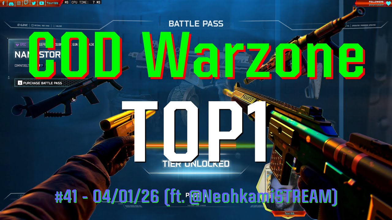 COD Warzone TOP1 - 41 [4K] - Session of 04/01/26 (ft. @NeohkamiSTREAM)