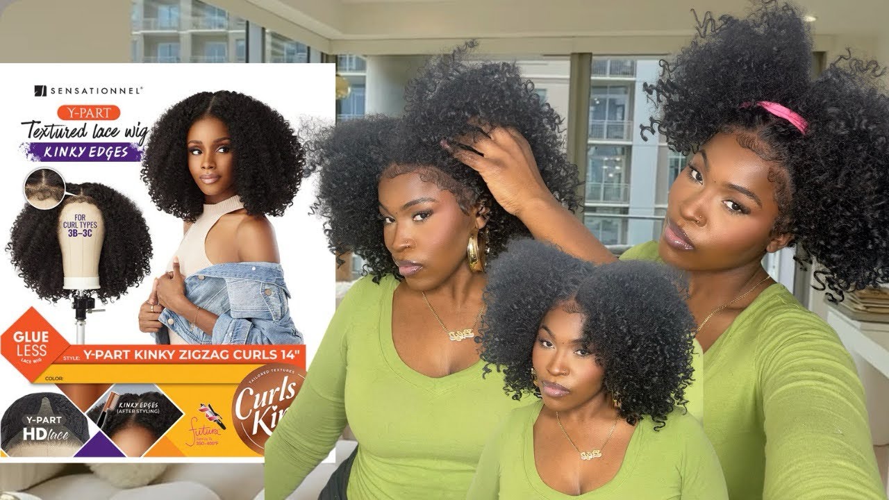 OUT THE SCALP!  | Sensationnel Y-Part ZigZag Curls 14”