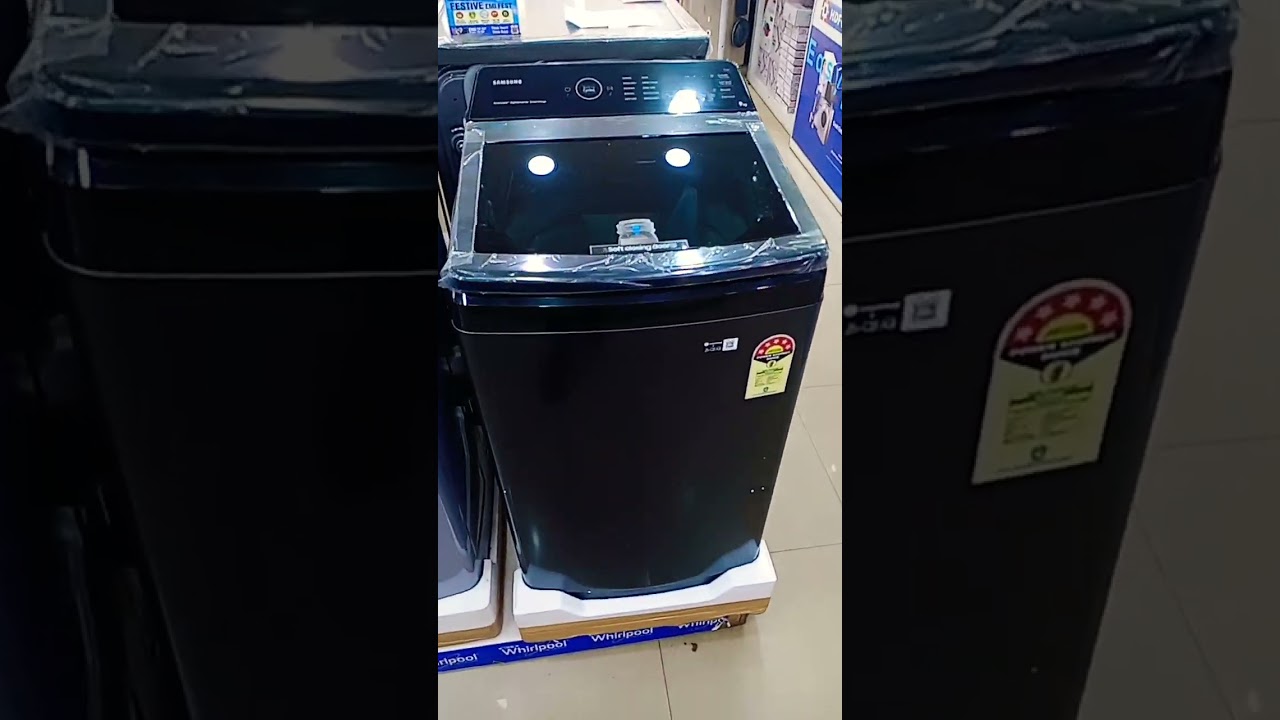 SAMSUNG 9KG TOPLOAD WASHING MACHINE WITH WIFI AND ECOBUBBLE 😊😊