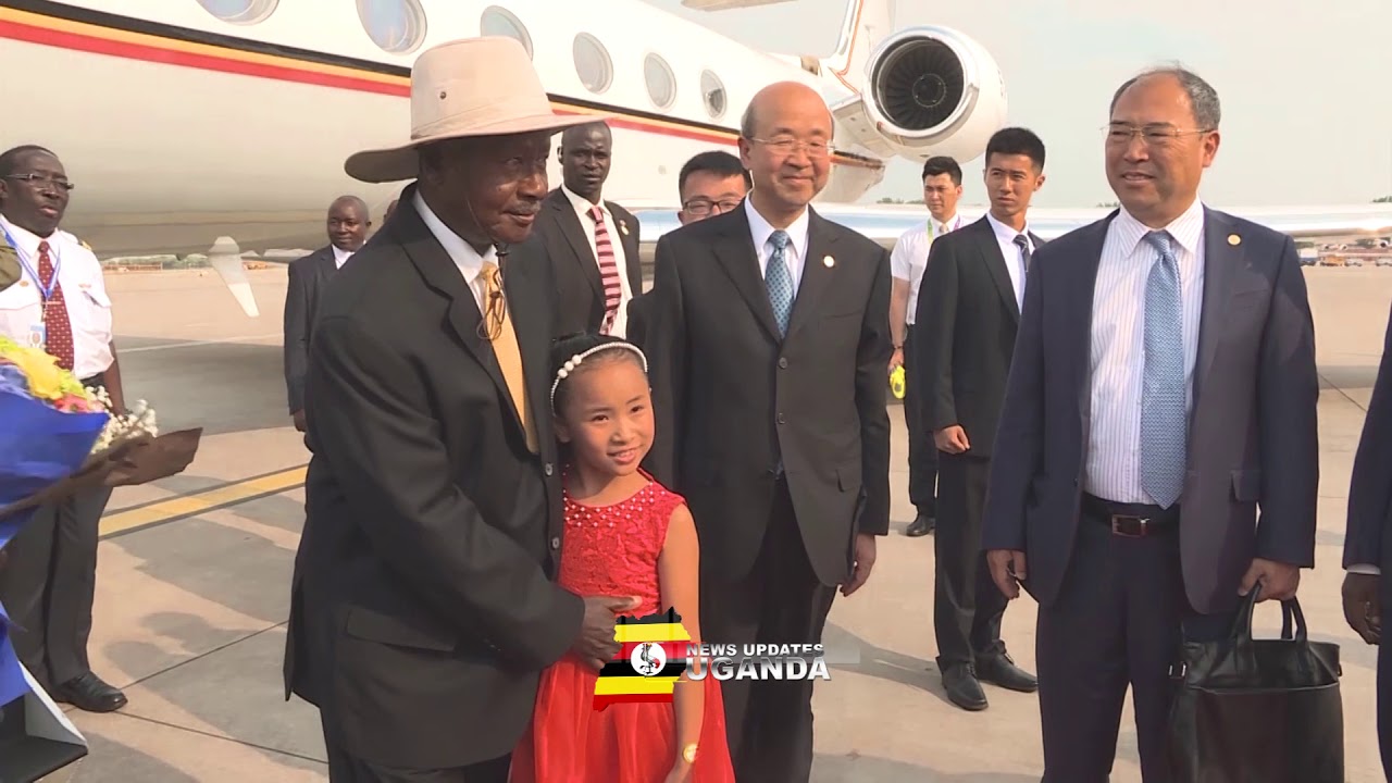 PRESIDENT MUSEVENI ARRIVES IN CHINA FOR A 4 DAY OFFICIAL STATE VISIT.