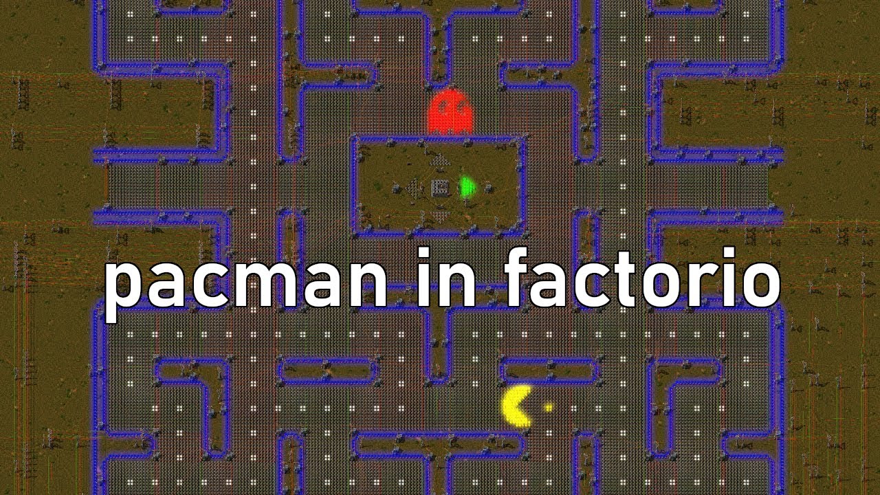 Pac-Man в Factorio