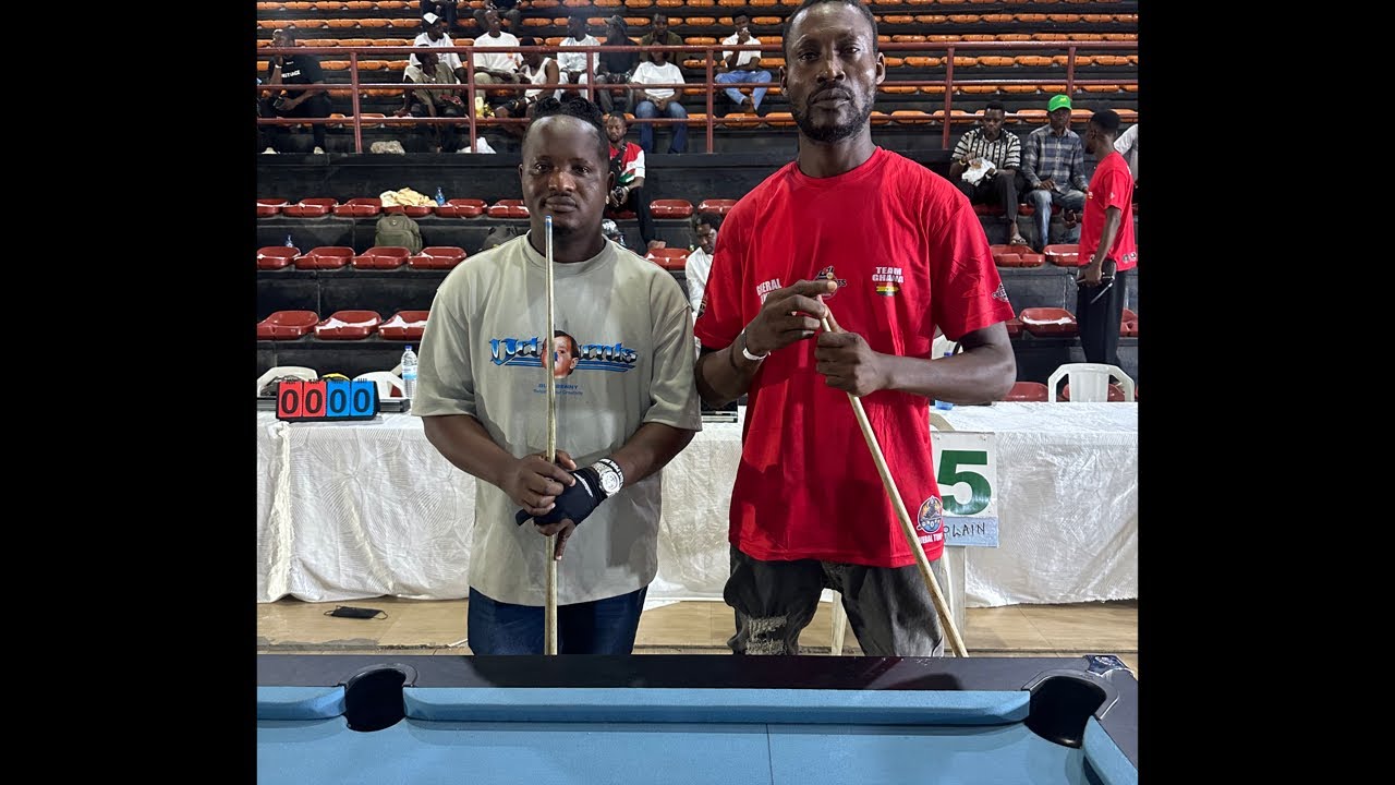 Najib Waliu(Nigeria) Vs Efe Yaw(Ghana).  BIG KELS INTERNATIONAL POOL CLASHROUND 1, RACE TO 5