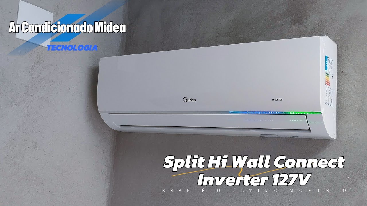 Ar Condicionado Hw Midea Connect Inverter 12k Frio 127v R-32