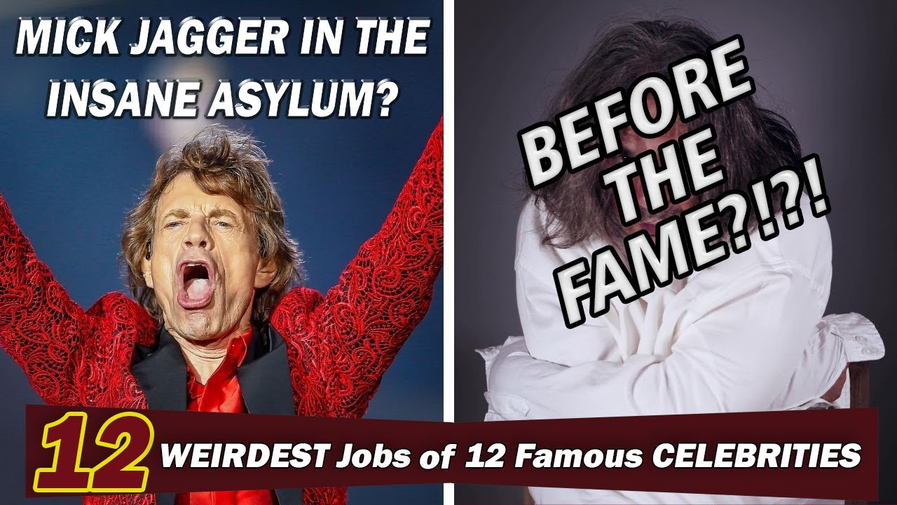 DISCOVER the WEIRDEST JOBS 12 Famous CELEBRITIES Had BEFORE They Were FAMOUS!