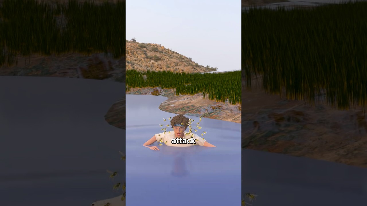 Сможете ли вы перехитрить атаку осы?😱🐝