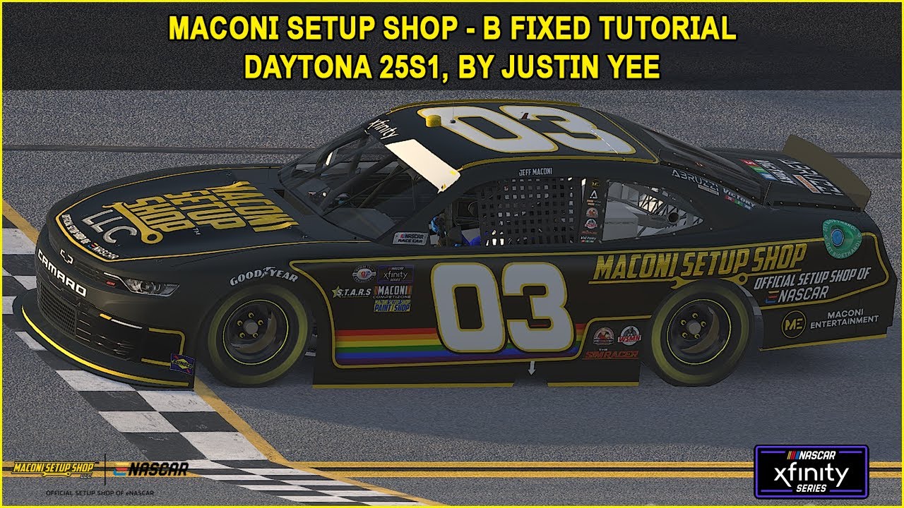 iRacing B Fixed Xfinity Daytona: руководство по квалификации и гонке 25S1